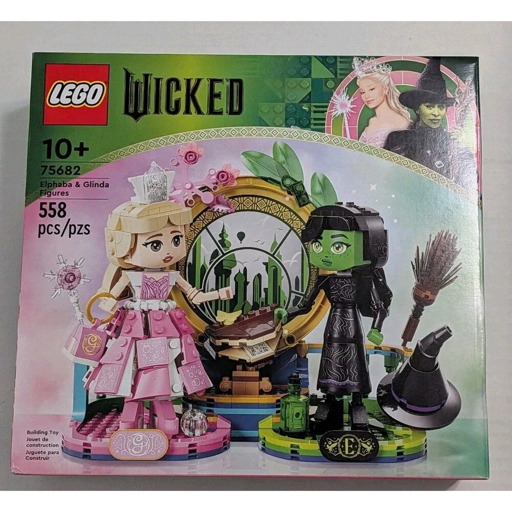 LEGO Wicked: Elphaba & Glinda Figures (75682) New Sealed Box